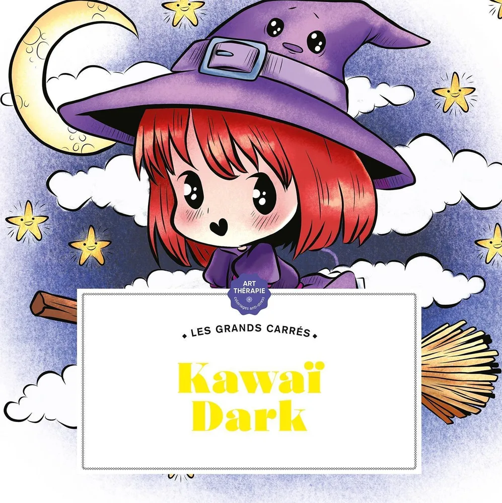 Hachette раскраска по номерам Kawaï dark