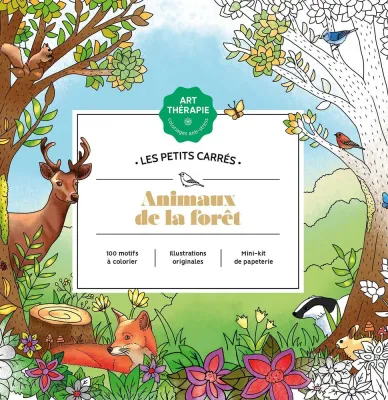 Hachette  раскраска по номерам  Animaux de la forêt