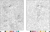 Hachette/ раскраска по номерам/ DISNEY PRINCESSES - Coloriages magiques - Spécial Hiver — фото 3