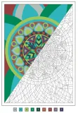 Hachette/ раскраска по номерам/ Coloriages mystères - Mandalas — фото 3