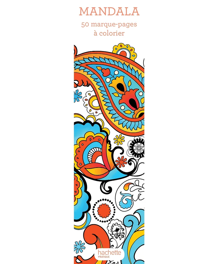 Hachette/ раскраска по номерам/ Marque-pages Mandala