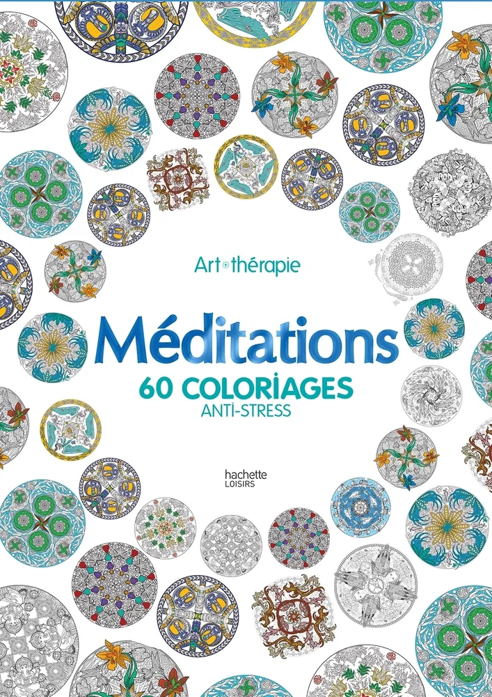 Hachette/ раскраска по номерам/ Méditations