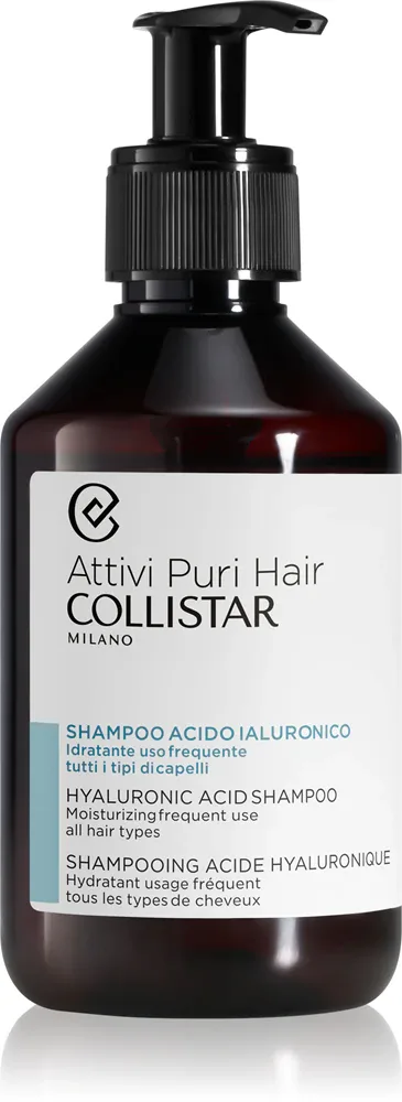 Collistar Hair Hyaluronic Acid Shampoo - шампунь с гиалуроновой кислотой / 250 мл