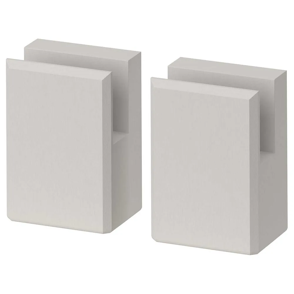 IKEA LERHYTTAN (ИКЕА ЛЕРХЙТТАН) — Ножка для декоративного цоколя, светло-серый, 8 см