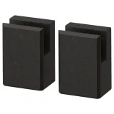 IKEA LERHYTTAN (ИКЕА ЛЕРХЙТТАН) — Ножка для декоративного цоколя, черная мозаика, 8 см — фото 1