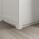 IKEA LERHYTTAN (ИКЕА ЛЕРХЙТТАН) — Ножка углового плинтуса, светло-серый, 8 см — фото 2