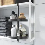 IKEA ENHET (ИКЕА ЕНХЕТ) — Вращающаяся полка, антрацит, 40x21 см — фото 2