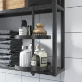 IKEA ENHET (ИКЕА ЕНХЕТ) — Вращающаяся полка, антрацит, 40x21 см — фото 3