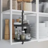 IKEA ENHET (ИКЕА ЕНХЕТ) — Вращающаяся полка, антрацит, 40x21 см — фото 4