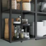IKEA ENHET (ИКЕА ЕНХЕТ) — Вращающаяся полка, антрацит, 40x21 см — фото 5