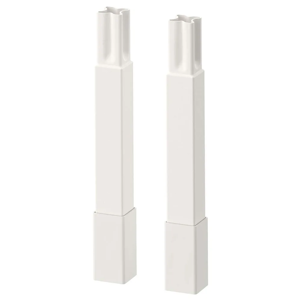 IKEA ENHET (ИКЕА ЕНХЕТ) — Ножки для корпуса, белые, 12,5 см