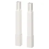 IKEA ENHET (ИКЕА ЕНХЕТ) — Ножки для корпуса, белые, 12,5 см — фото 1