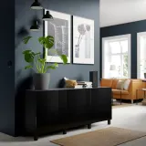 IKEA STUBBARP (ИКЕА СТУББАРП) — Нога, черно-коричневая — фото 3