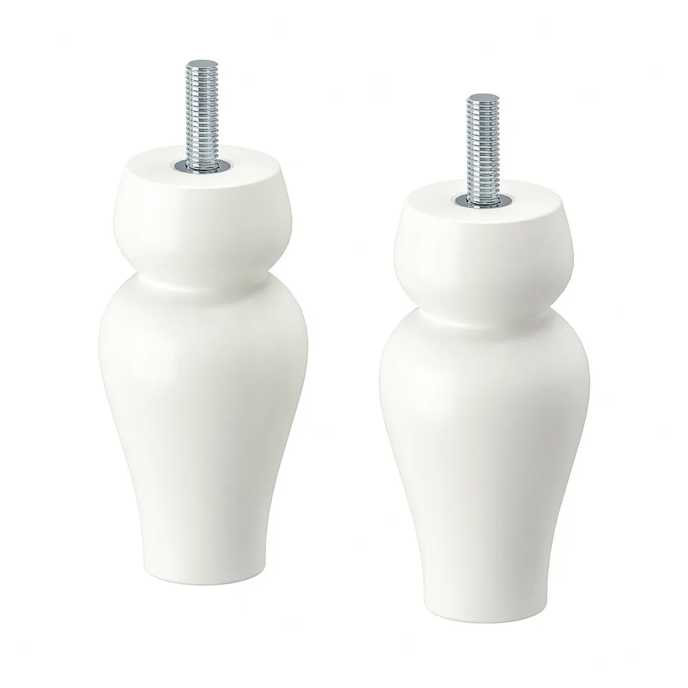 IKEA SIGGARP (ИКЕА СИГГАРП) — Ножка, белая, 10 см