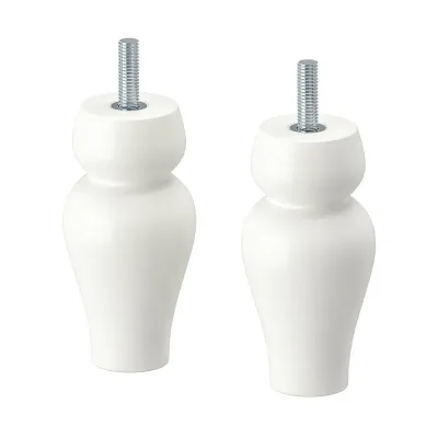 IKEA SIGGARP (ИКЕА СИГГАРП) — Ножка, белая, 10 см