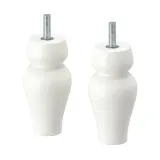 IKEA SIGGARP (ИКЕА СИГГАРП) — Ножка, белая, 10 см — фото 1
