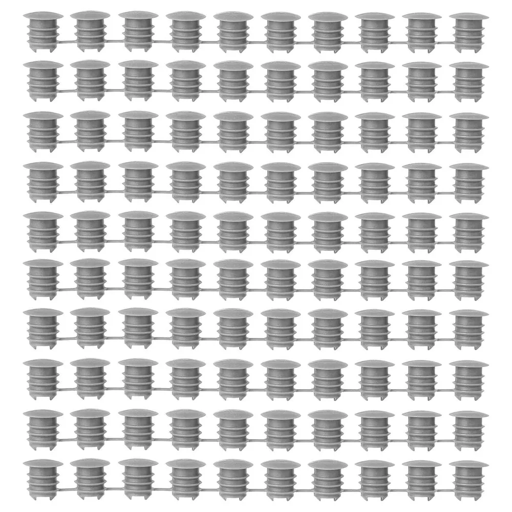 IKEA KOMPLEMENT (ИКЕА КОМПЛИМЕНТ) — Колпачок, темно-серый, 100 шт.