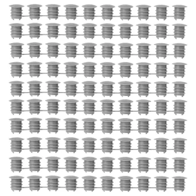 IKEA KOMPLEMENT (ИКЕА КОМПЛИМЕНТ) — Колпачок, темно-серый, 100 шт.