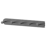 IKEA KOMPLEMENT (ИКЕА КОМПЛИМЕНТ) — Выдвижная многофункциональная вешалка, темно-серый, 35 см — фото 1