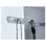 IKEA KOMPLEMENT (ИКЕА КОМПЛИМЕНТ) — Выдвижная многофункциональная вешалка, белая, 35 см — фото 3