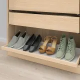 IKEA KOMPLEMENT (ИКЕА КОМПЛИМЕНТ) — Выдвижной поднос, дуб, окрашенный в белый цвет, 100x35 см — фото 3