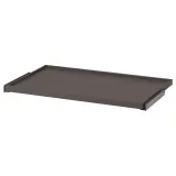 IKEA KOMPLEMENT (ИКЕА КОМПЛИМЕНТ) — Выдвижной поднос, темно-серый, 100x58 см — фото 1