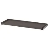 IKEA KOMPLEMENT (ИКЕА КОМПЛИМЕНТ) — Выдвижной поднос, темно-серый, 100x35 см — фото 1