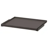 IKEA KOMPLEMENT (ИКЕА КОМПЛИМЕНТ) — Выдвижной поднос, темно-серый, 75x58 см — фото 1