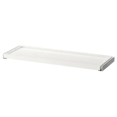 IKEA KOMPLEMENT (ИКЕА КОМПЛИМЕНТ) — Выдвижной поднос, белый, 100x35 см