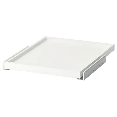 IKEA KOMPLEMENT (ИКЕА КОМПЛИМЕНТ) — Выдвижной поднос, белый, 50x58 см