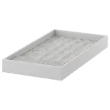 IKEA KOMPLEMENT (ИКЕА КОМПЛИМЕНТ) — Лоток для украшений, светло-серый, 25x53x5 см — фото 1