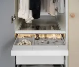 IKEA KOMPLEMENT (ИКЕА КОМПЛИМЕНТ) — Лоток для украшений, светло-серый, 25x53x5 см — фото 3