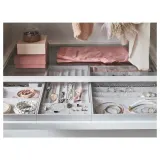 IKEA KOMPLEMENT (ИКЕА КОМПЛИМЕНТ) — Лоток для украшений, светло-серый, 25x53x5 см — фото 4