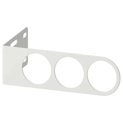 IKEA KOMPLEMENT (ИКЕА КОМПЛИМЕНТ) — Вешалка и перекладина для одежды, белый, 17x5 см