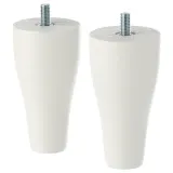 IKEA KABBARP (ИКЕА КАББАРП) — Ножка, белая, 10 см — фото 1