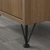 IKEA EKET (ИКЕА ЕКЕТ) — Ножка, металл/черный, 10 см — фото 2