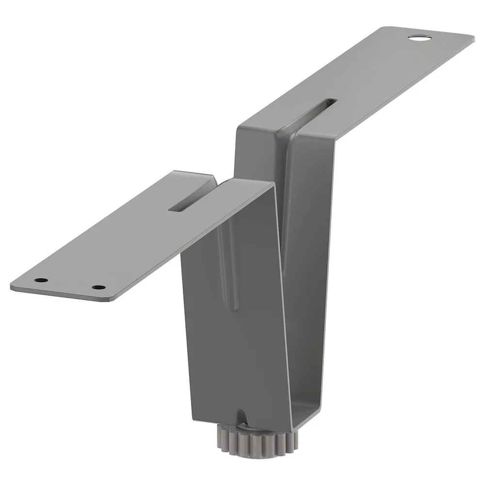 IKEA BESTÅ (ИКЕА БЕСТО) — Укрепляющая ножка, серая, 10 см