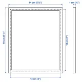 IKEA YLLEVAD (ИКЕА ЙЛЛЕВАД) — Рамка, белая, 13x18 см — фото 6