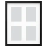 IKEA RÖDALM (ИКЕА РОДАЛМ) — Фоторамка для 4 фотографий, черная, 40x50 см — фото 1
