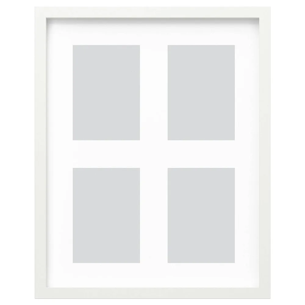 IKEA RÖDALM (ИКЕА РОДАЛМ) — Фоторамка для 4 фотографий, белая, 40x50 см