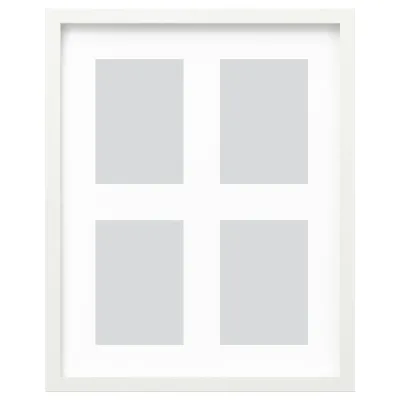 IKEA RÖDALM (ИКЕА РОДАЛМ) — Фоторамка для 4 фотографий, белая, 40x50 см