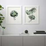 IKEA BILD (ИКЕА БИЛД) — Постер, Зеленые листья, 40x50 см — фото 2