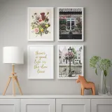 IKEA BILD (ИКЕА БИЛД) — Плакат, цветущий город, 30x40 см — фото 2