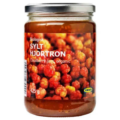 SYLT HJORTRON Варенье из морошки, органическое, 425 г