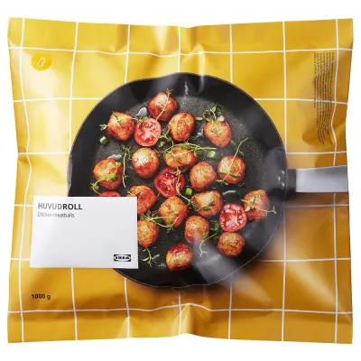 HUVUDROLL Фрикадельки из мяса птицы, замороженные, 1000 г