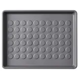IKEA BAGGMUCK (ИКЕА БАГГМУСК) — Коврик для обуви, внутренний/наружный/серый, 46x35 см — фото 1