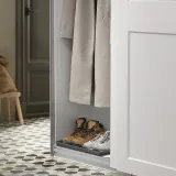 IKEA BAGGMUCK (ИКЕА БАГГМУСК) — Коврик для обуви, внутренний/наружный/серый, 46x35 см — фото 5