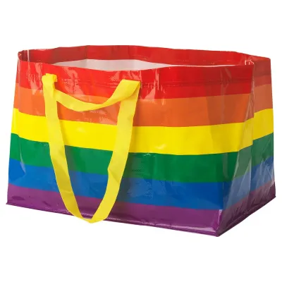 IKEA STORSTOMMA (ИКЕА СТОРСТОММА) — Большая сумка, разноцветная, 71 л
