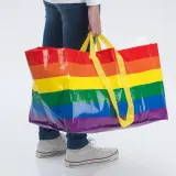 IKEA STORSTOMMA (ИКЕА СТОРСТОММА) — Большая сумка, разноцветная, 71 л — фото 2