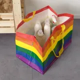 IKEA STORSTOMMA (ИКЕА СТОРСТОММА) — Большая сумка, разноцветная, 71 л — фото 4